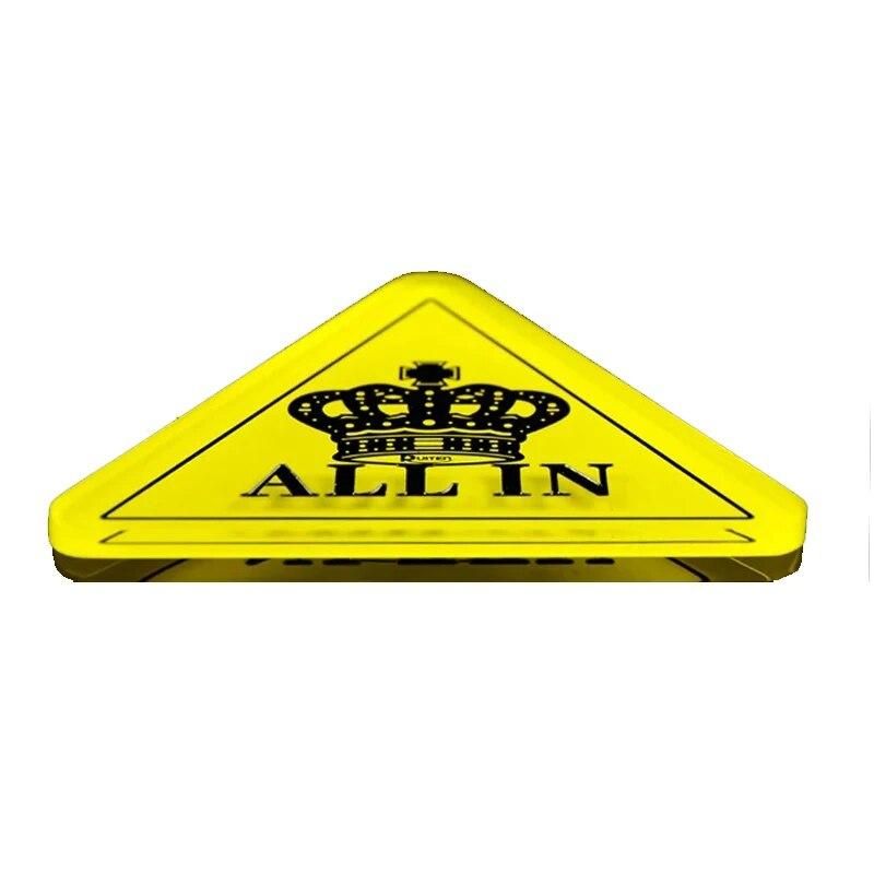 Poker All IN Crystal Acrylic Poker Game All-in Button Big 11.5cm