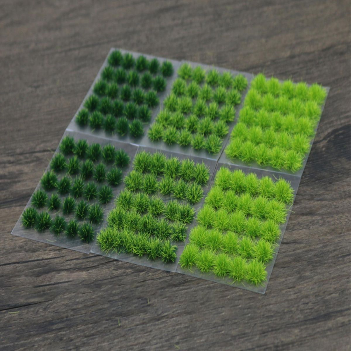 50x Simulation Grass Bush Plant Scene Decoration,Railroad