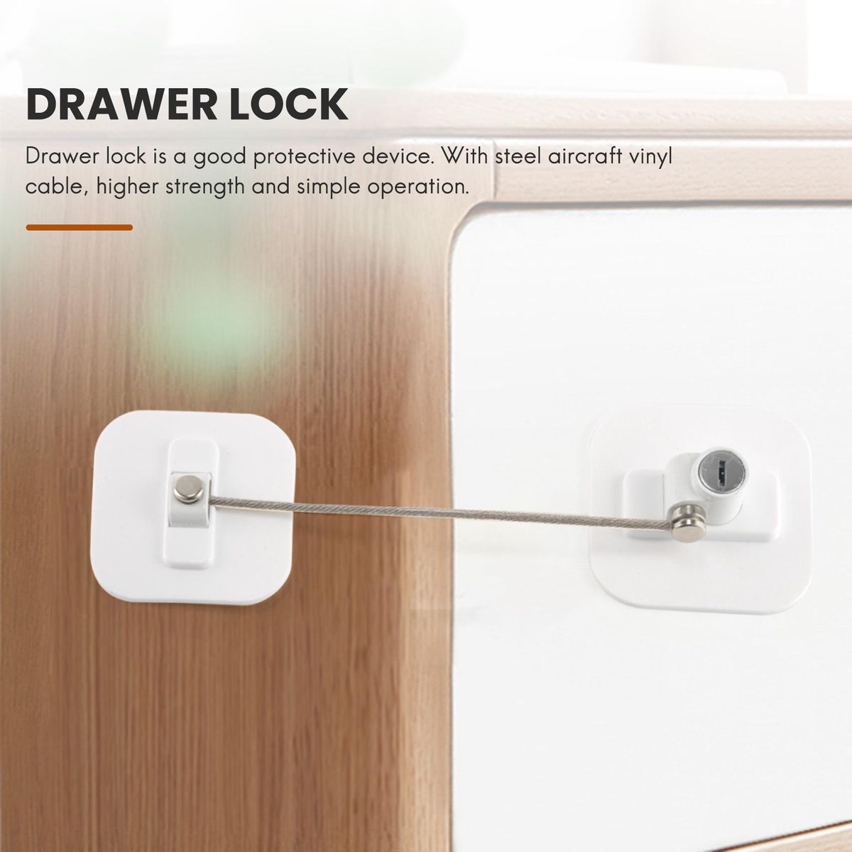 Fridge Lock,Refrigerator Locks,Freezer Lock with Key for