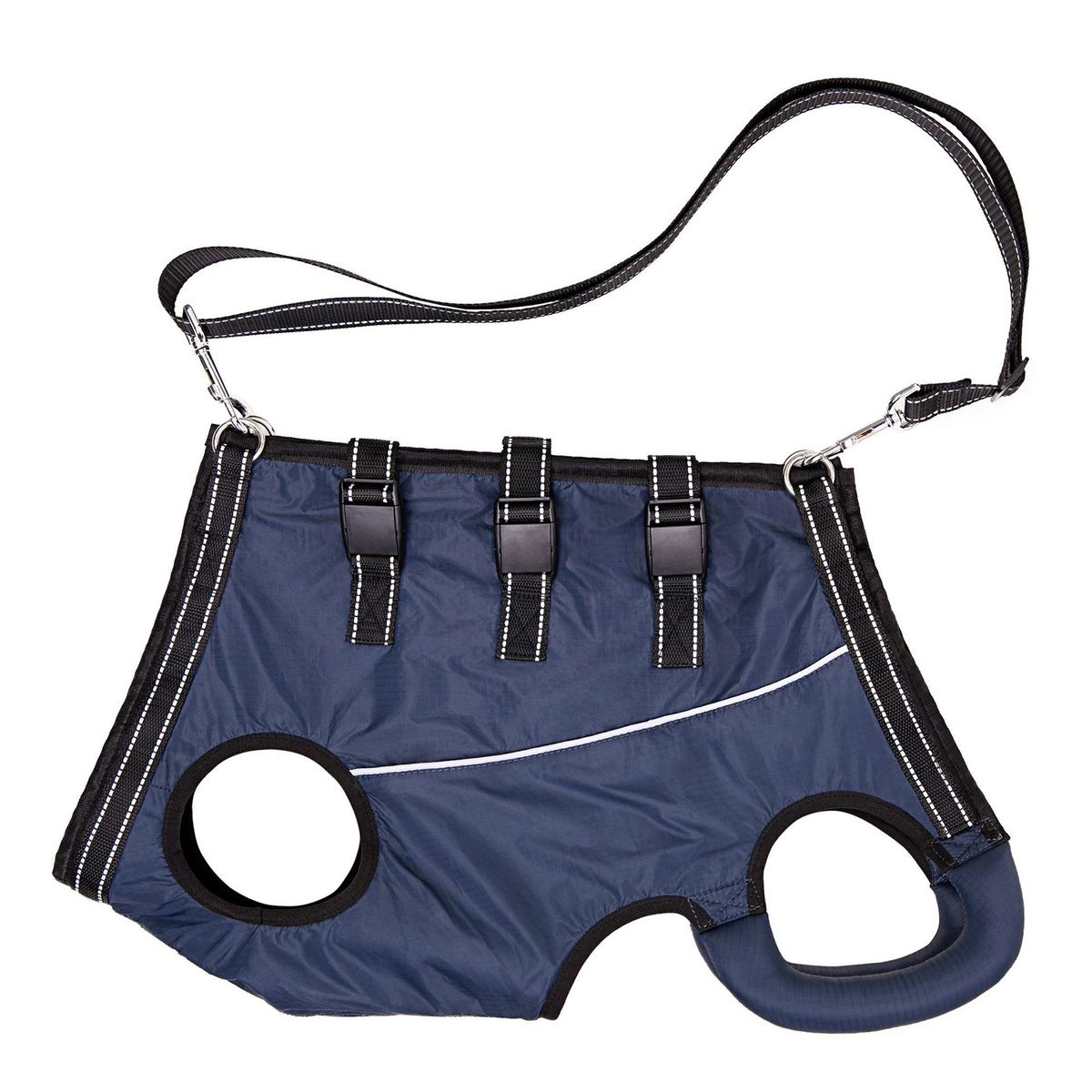 Dog Vest Harness Soft Comfortable Pet Leg Assistance Harness Navy Blue