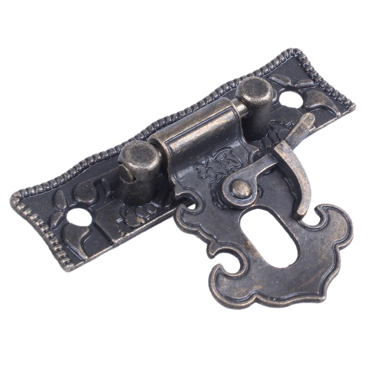 Wood Case Chest Box Rectangle Clasp Closure Hasp Latches