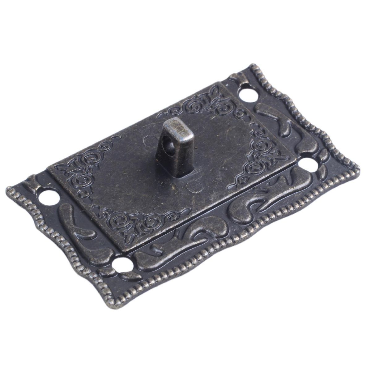 Wood Case Chest Box Rectangle Clasp Closure Hasp Latches
