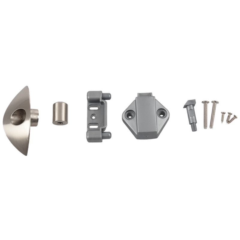 Half-Moon Push Latch Knob Drawer Cupboard Door Catch Boat