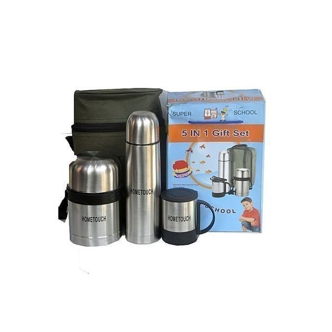 Home Touch Stainless Food Flask Set - 5 In1 Set