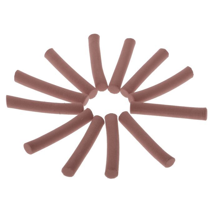12PCS Carp  Foam Stick Cylinder Float Making Fly Tying Brown