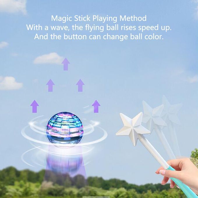 Flynova Pro Flying Ball Boomerang Spinner Dynamic RGB