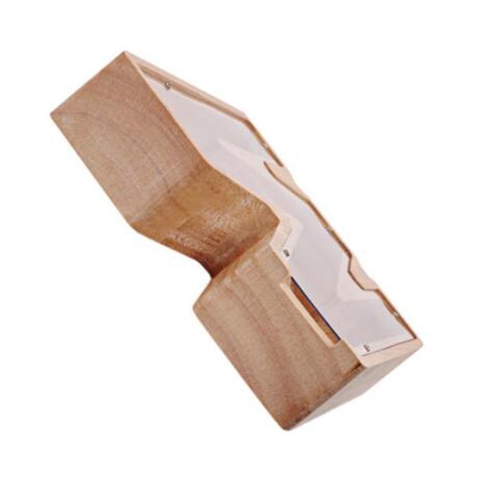 2PCS Wooden Letter Shape Piggy Banks Coins Saving Boxes Cash Home