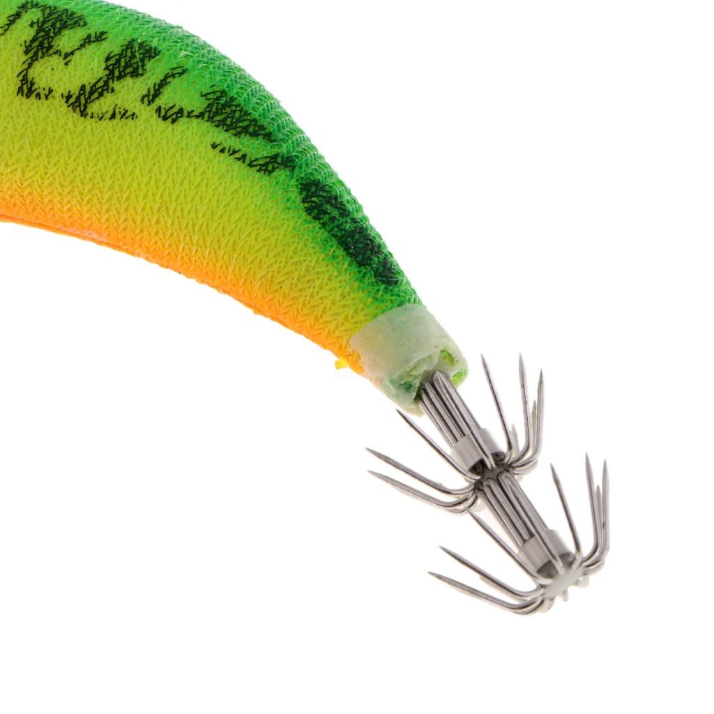 Squid Jigs Size 3.0# Saltwater   Shrimp Big 3D Color A