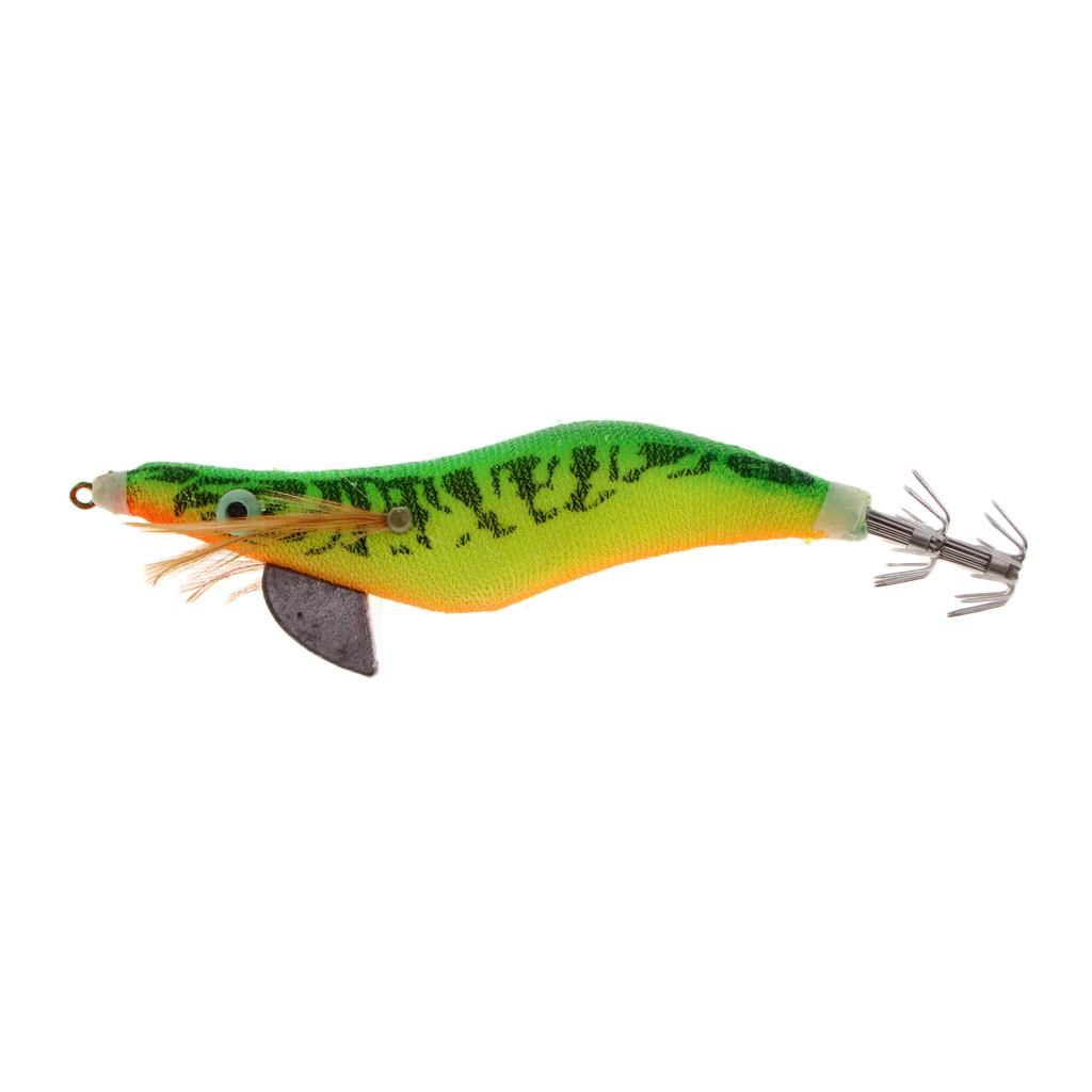 Squid Jigs Size 3.0# Saltwater   Shrimp Big 3D Color A