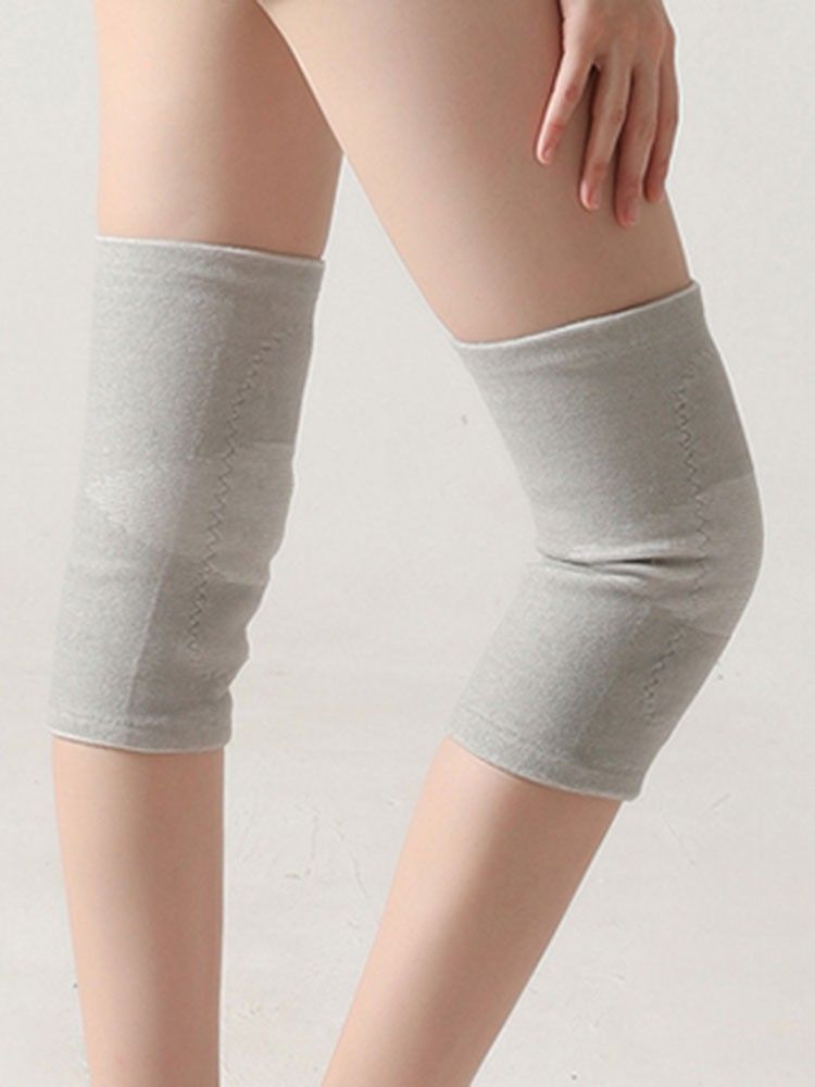 Men Women Winter Knee Pads Fleece Thick Warm Stretchy