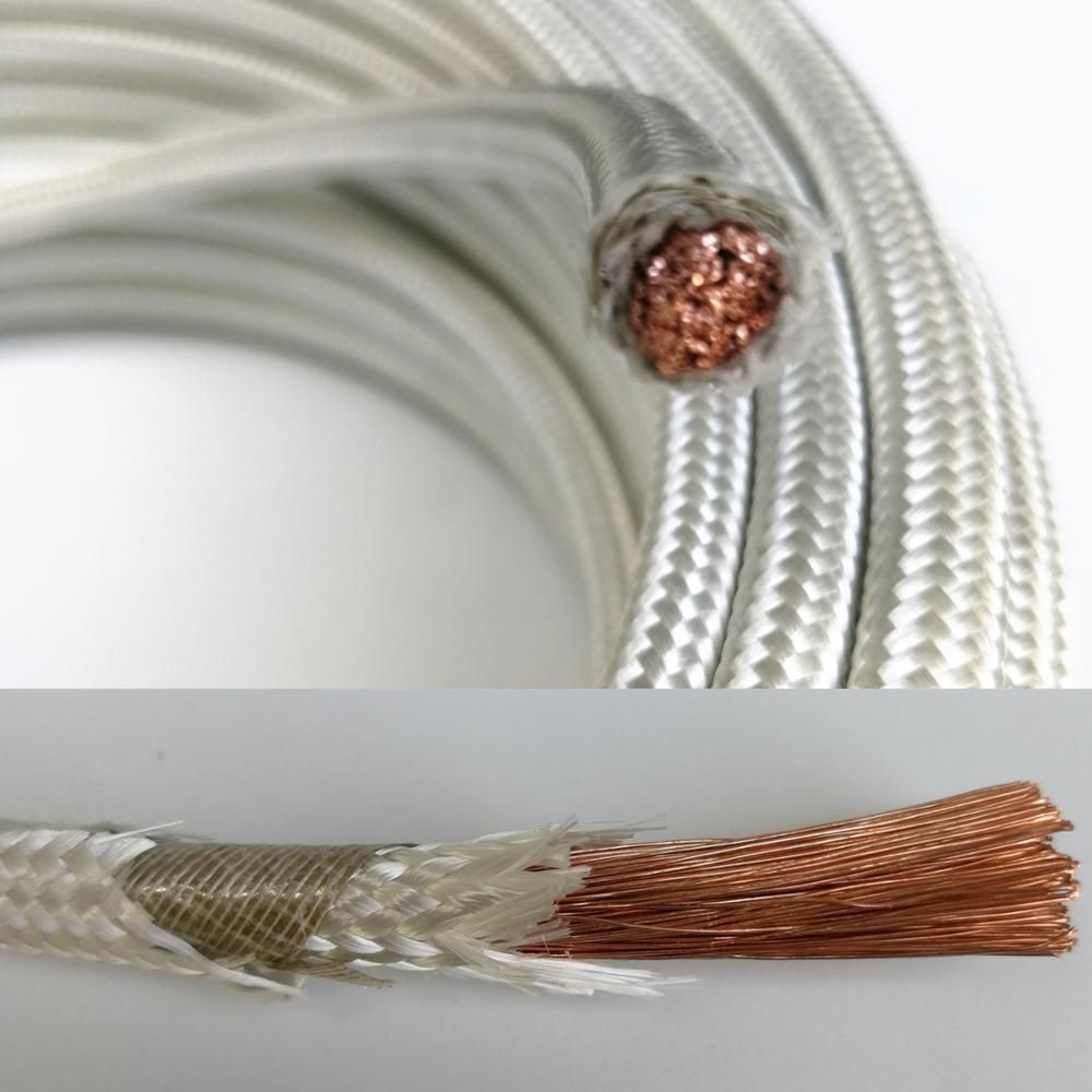 0.5- 25 Square Mica Wire Glass Fiber Braid Mica Tape Wrap Si