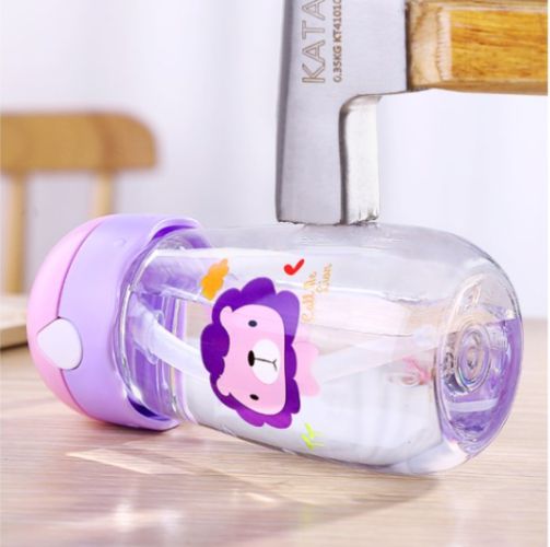 380ml Children Water Cup Environmental Health Baby Feeding Cup Cartoon Milk Juice Cups Gift For Kids Baby Water Bottle