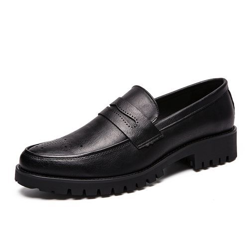 EUR Size 38-47 Fashion Carved Men Oxford Shoes British Style Luxury Business Office Shoes Men Black