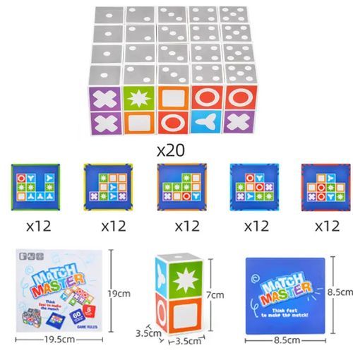Match Master Game Puzzle For Kids And Adults - 1 Pack