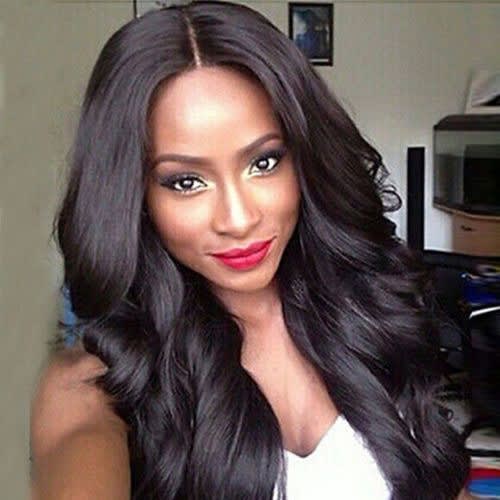 Beautiful Wavy Long Wig - Black