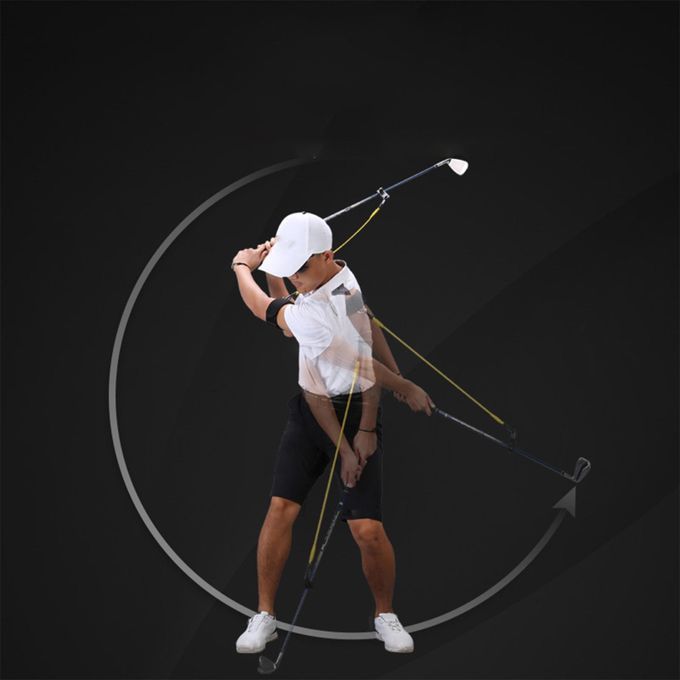 Golf Swing Trainer Waist Band Belt Posture Practicing Training