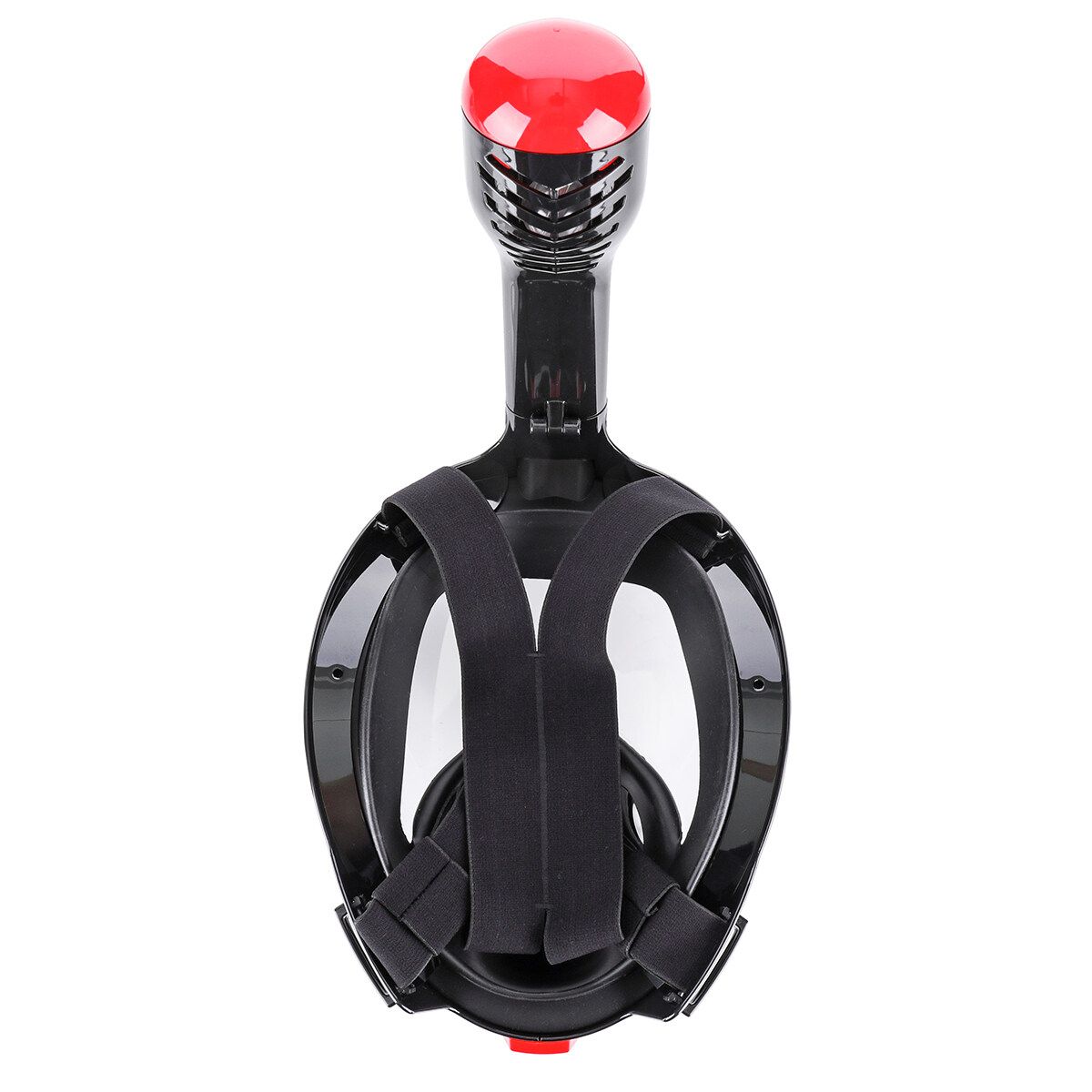 Full Face Snorkeling Underwater Anti Fog Swim Diving Scuba With Detachable Camera Holder Black-M
