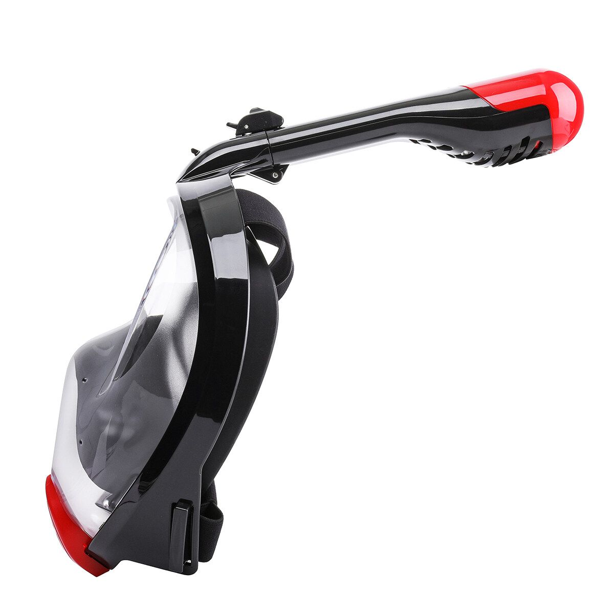 Full Face Snorkeling Underwater Anti Fog Swim Diving Scuba With Detachable Camera Holder Black-M