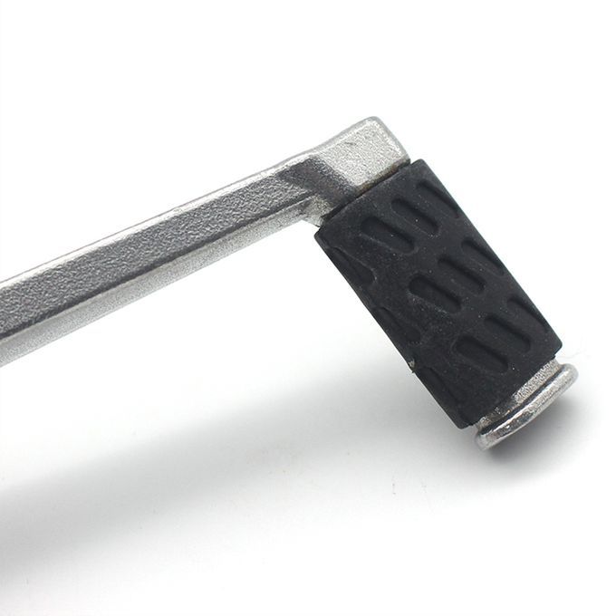 1pcs Aluminium Motorcycle Rear Brake Lever Rest Pedal Rod Silver