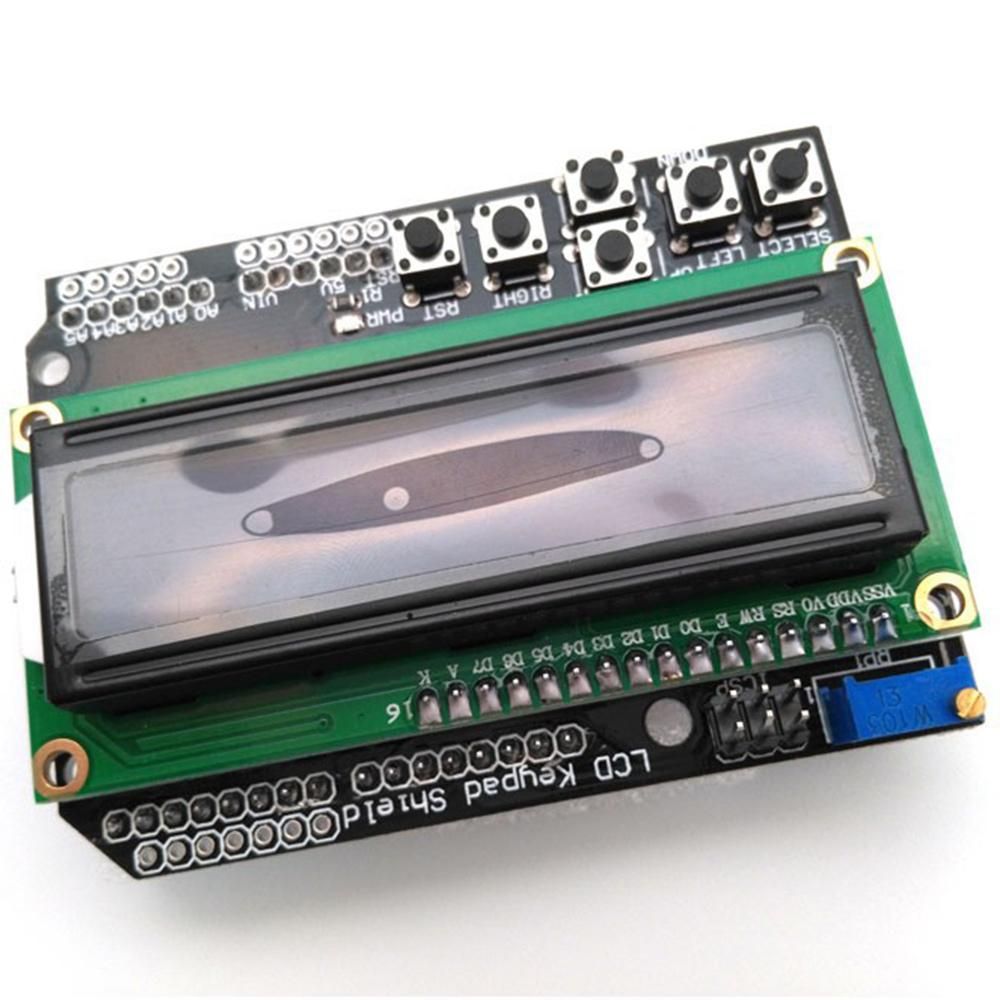 LCD Keypad Shield LCD1602 LCD 1602 Module Display for Arduino ATMEGA328 ATMEGA2560 for Raspberry Pi for UNO Blue Screen
