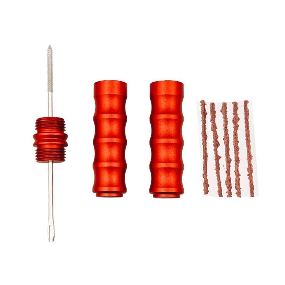 Bicycle Tubeless Tire Repair Tool Tyre Drill Puncture for Urgent Glue Free Repair Rubber Stripe Bicycle Accessories,C