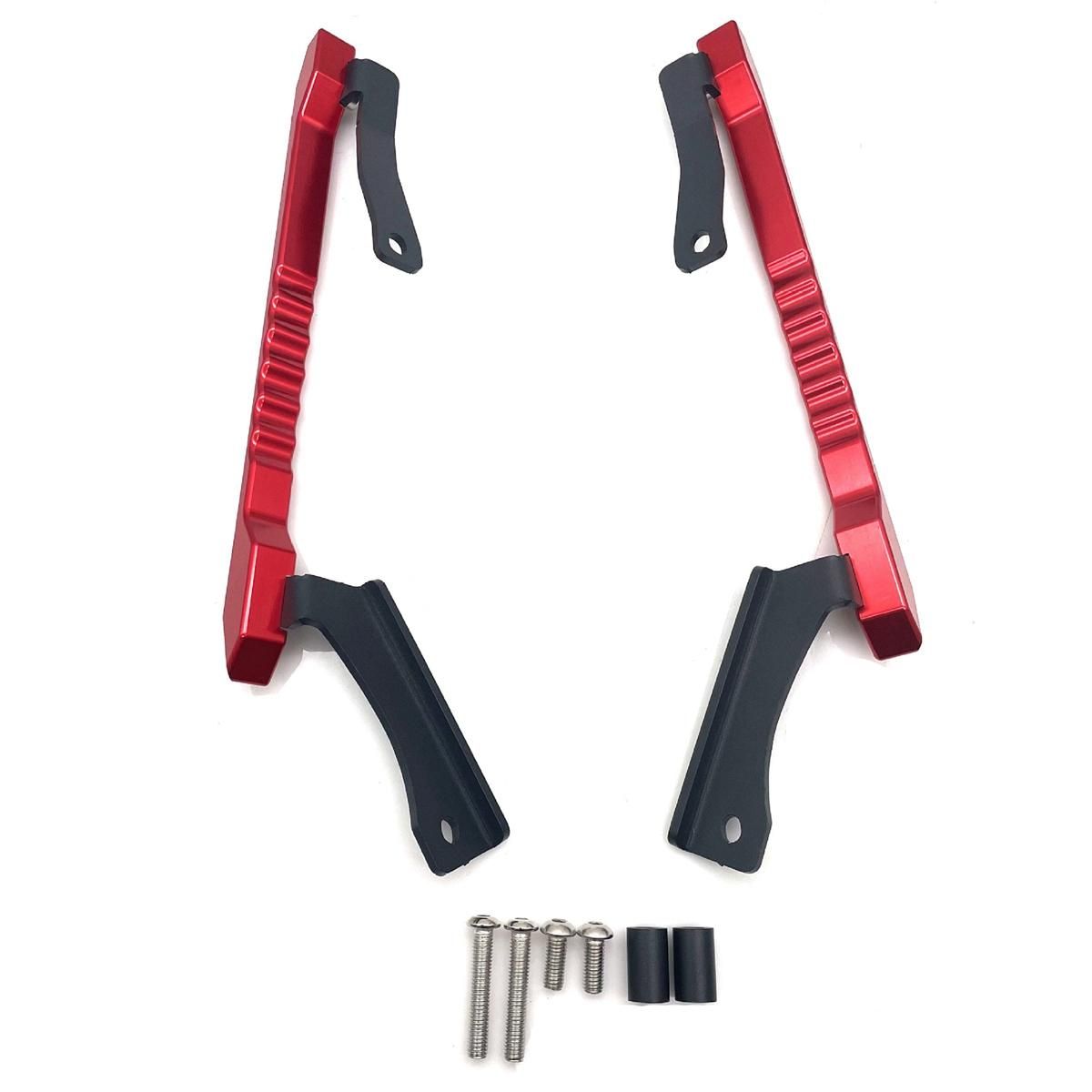 Motorcycle Passenger Rear Grab Handle Seat Hand Handle Grab Bar Rail for YAMAHA MT-09 MT09 V3 2021-2023 Red