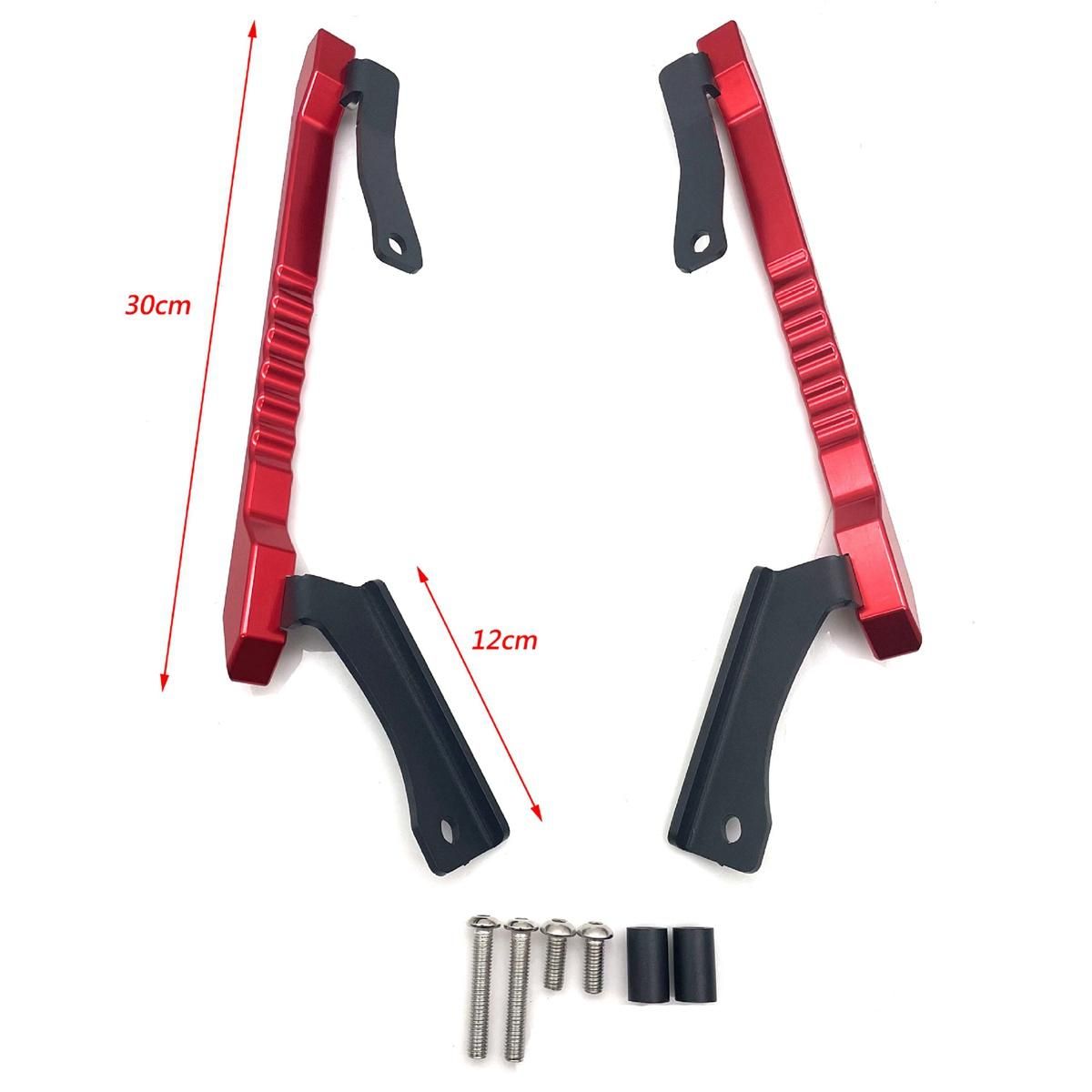 Motorcycle Passenger Rear Grab Handle Seat Hand Handle Grab Bar Rail for YAMAHA MT-09 MT09 V3 2021-2023 Red