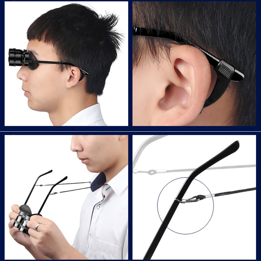 Professional Hd 10x Zoom Glasses Low Light Level U