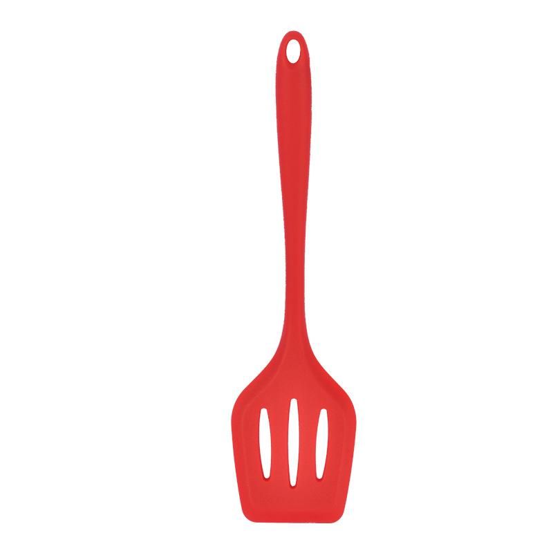 Silicone kitchen utensils baking 10-piece kitchen set non-stick silicone color kitchen spatula creative cooking kitchen utensils black