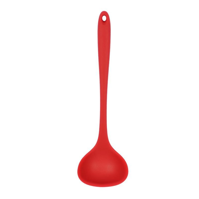 Silicone kitchen utensils baking 10-piece kitchen set non-stick silicone color kitchen spatula creative cooking kitchen utensils black