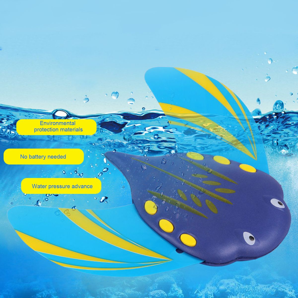 Water Power Devil Fish Pool Glider Beach Swimming Floating-