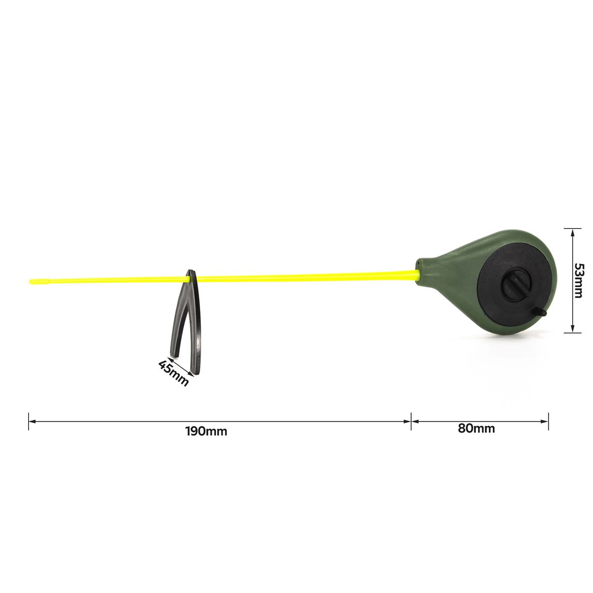 2pcs Mini Ice Fishing Rod Winter Outdoor Fishing Rod Tip