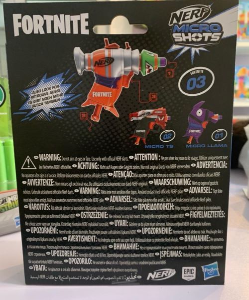 Nerf Microshots Fortnite Blaster - MICRO RL