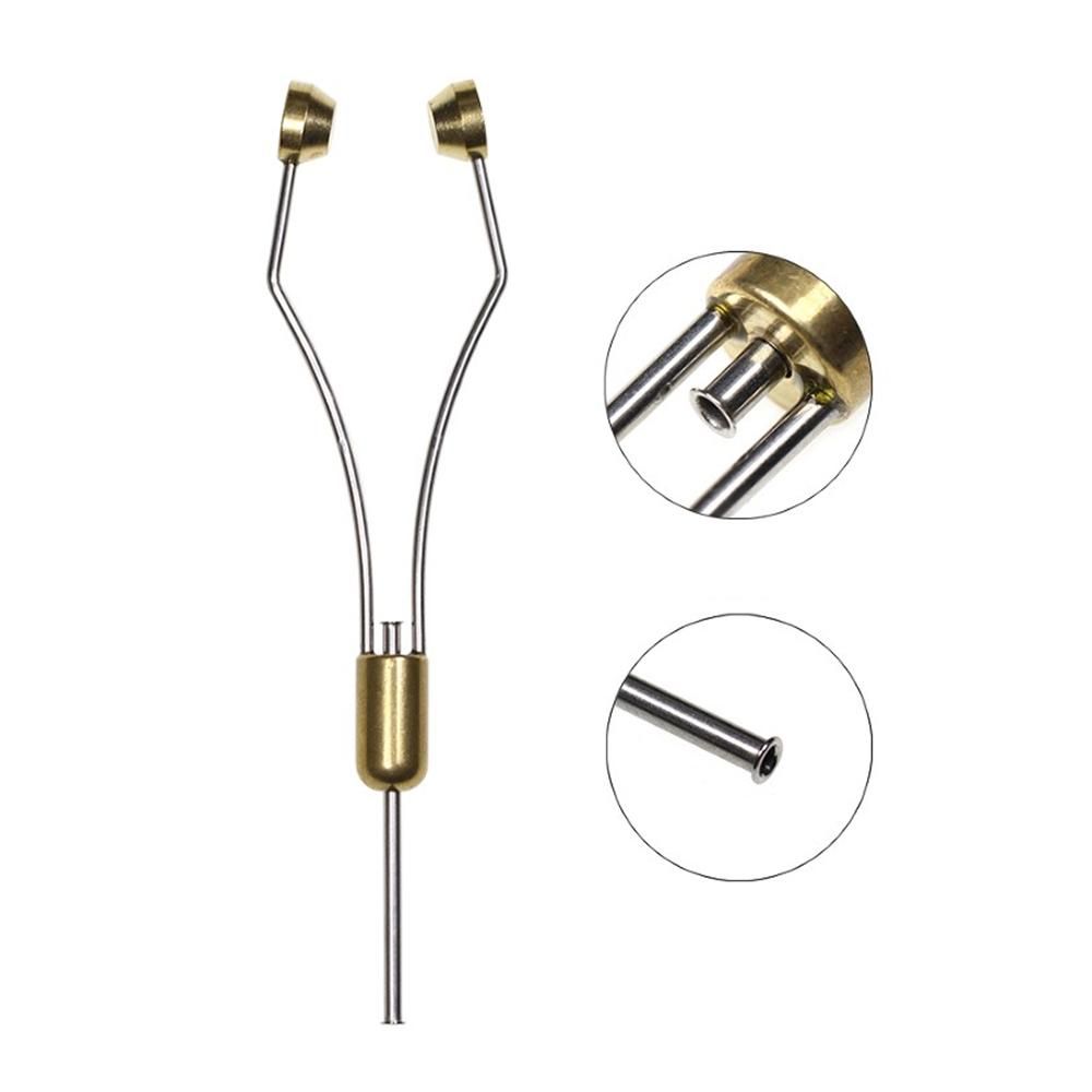 6pcs Fly Tying Tools Combo Kit Fly Tying Vise Bobbin Holder Threader Needle Whip Finisher Scissors