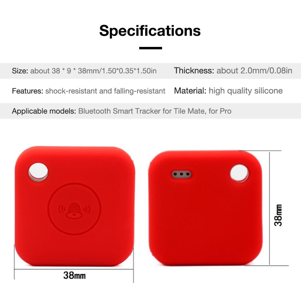 Silicone Protection Case Portable Anti-seismic Anti-fall Protective Cover Bluetooth Smart Tracker Accessory For Tile Mate Pro