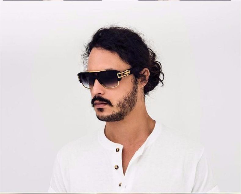 2023  Brown Grey Designer Luxury Fashion Unisex Sunglasses