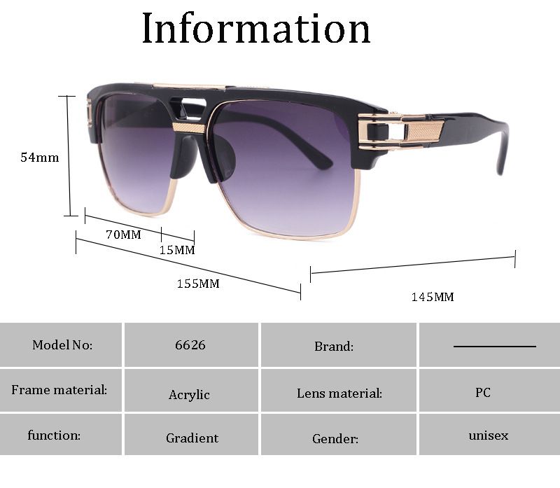 2023  Brown Grey Designer Luxury Fashion Unisex Sunglasses