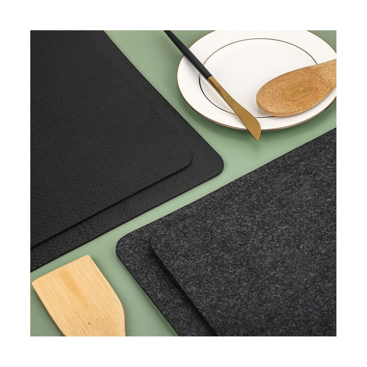 4PCS Felt Pad AirFryer Heat Resistant Pad Washable Kitchen