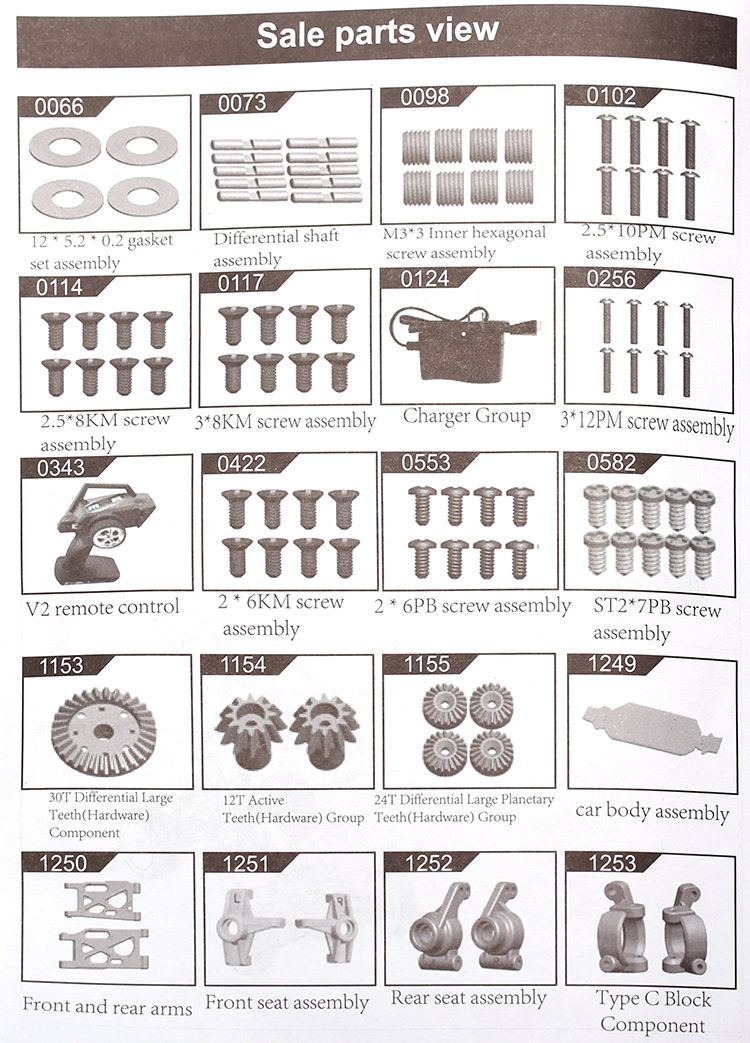Wltoys 1:14 Scale RC Car Spare Parts For 144001 Parts Accessories 0066 To 1270 Wheels/Screws/Gear/Arm/Base C/Rear Seat