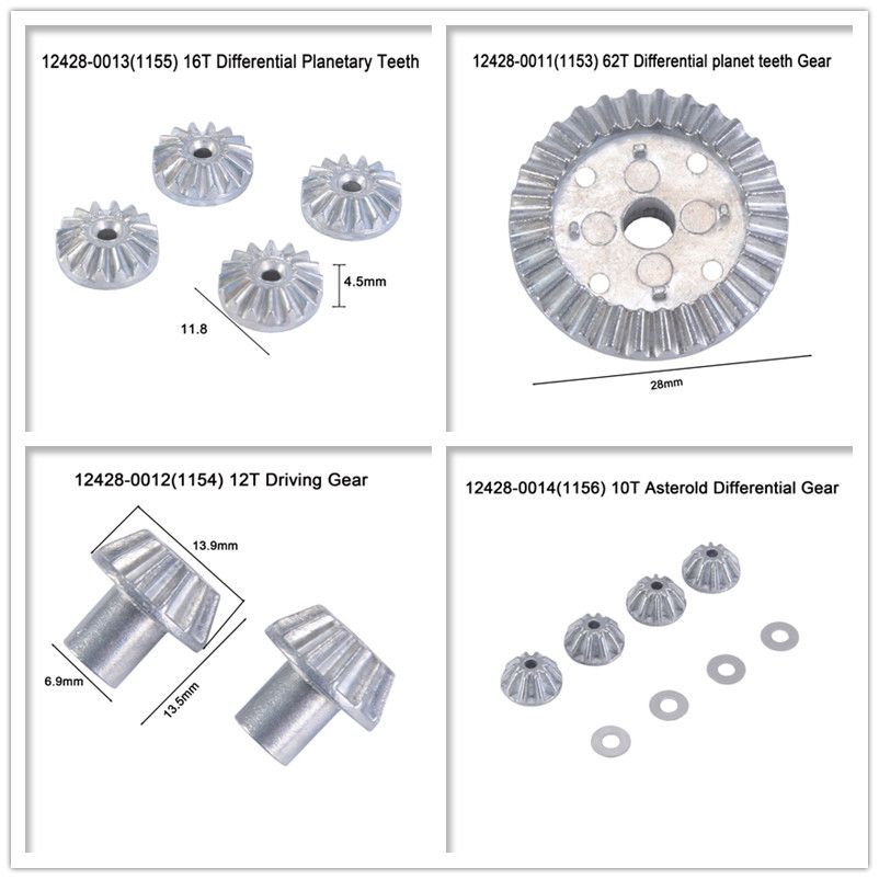 Wltoys 1:14 Scale RC Car Spare Parts For 144001 Parts Accessories 0066 To 1270 Wheels/Screws/Gear/Arm/Base C/Rear Seat