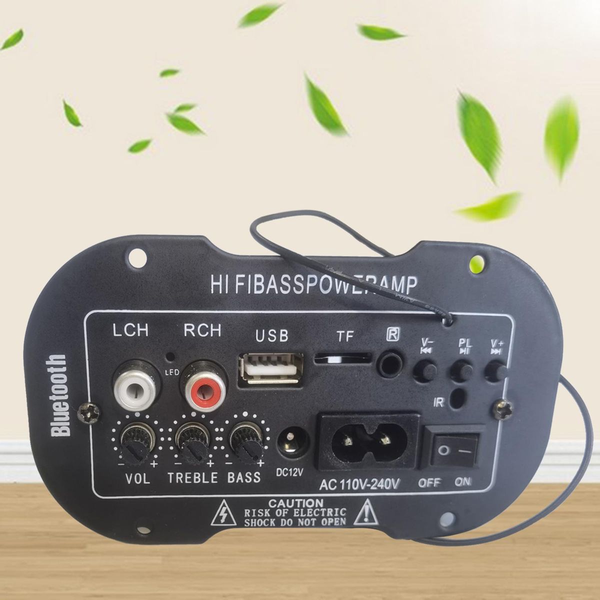 Car Subwoofer Power HiFi Bass  Amplifier Board Support MP3 Decoding DC