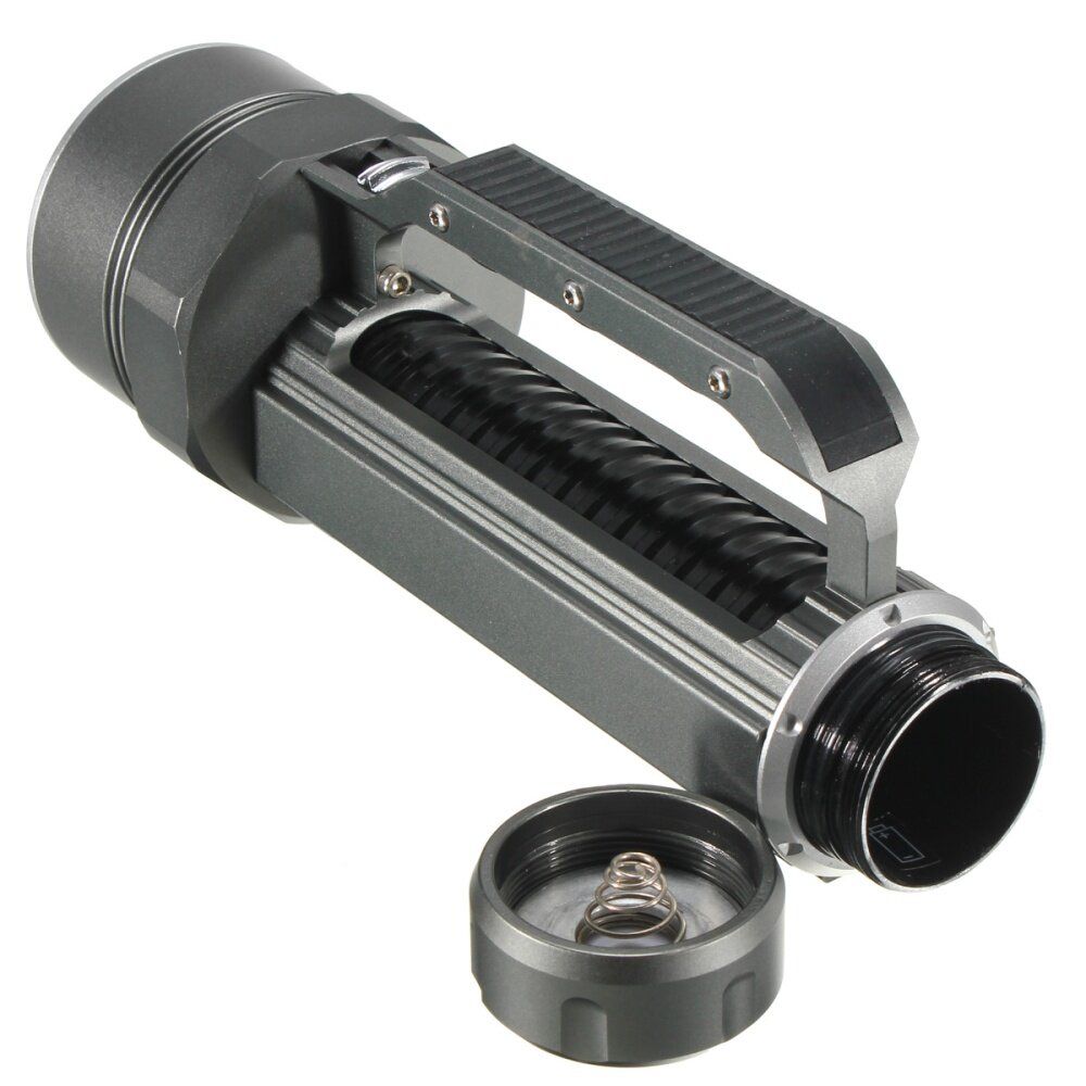 Waterproof Aluminum 8000lm 3 Modes 6 XM-L T6 LED Light Diving Dive 200M Flashlight