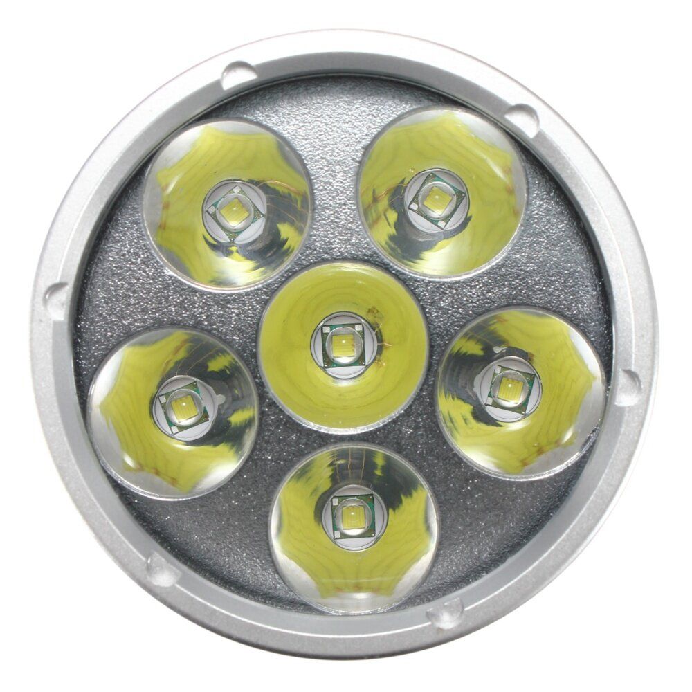 Waterproof Aluminum 8000lm 3 Modes 6 XM-L T6 LED Light Diving Dive 200M Flashlight