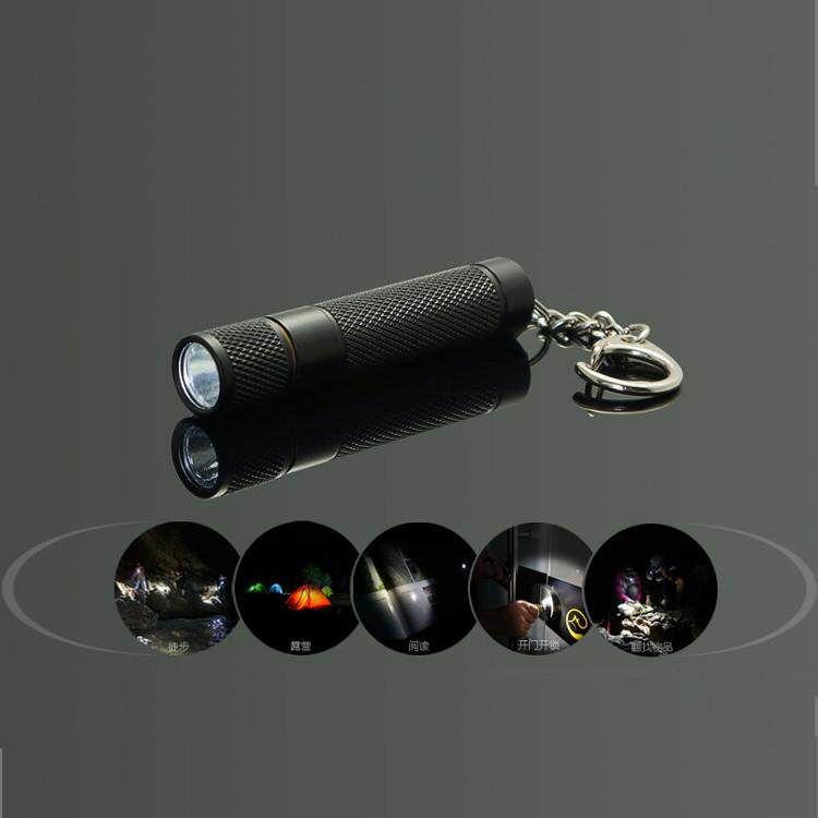NiteFox K1 XP-G2 60Lumens Single Mode Outdoor Portable EDC LED Flashlight Keychain Light AAA