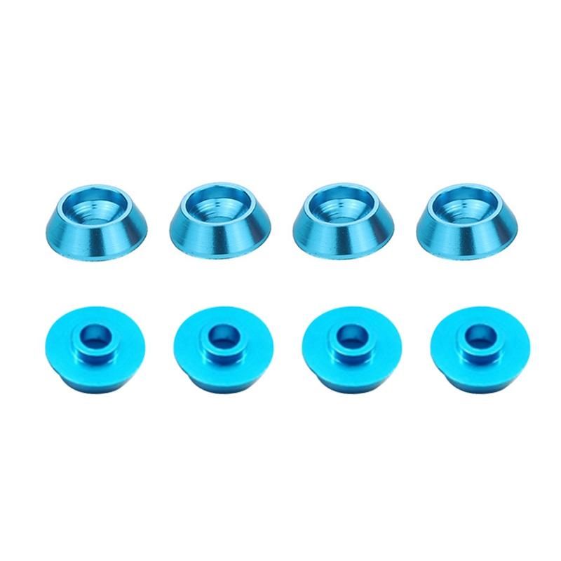 8Pcs RC Car Metal Screw Gasket Kit Connecting Rod Screw