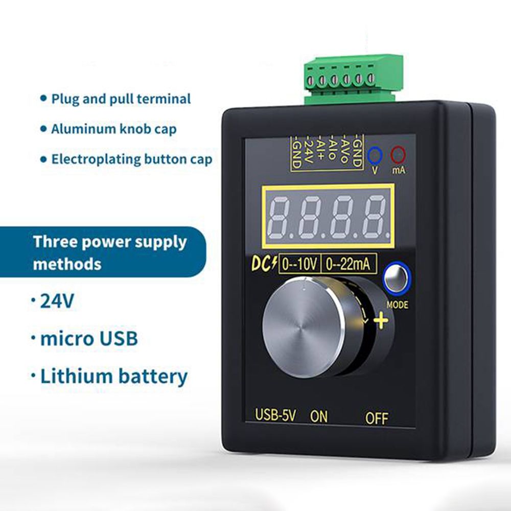 Handheld Analog DC ±12V,0-24mA Voltage Current Signal