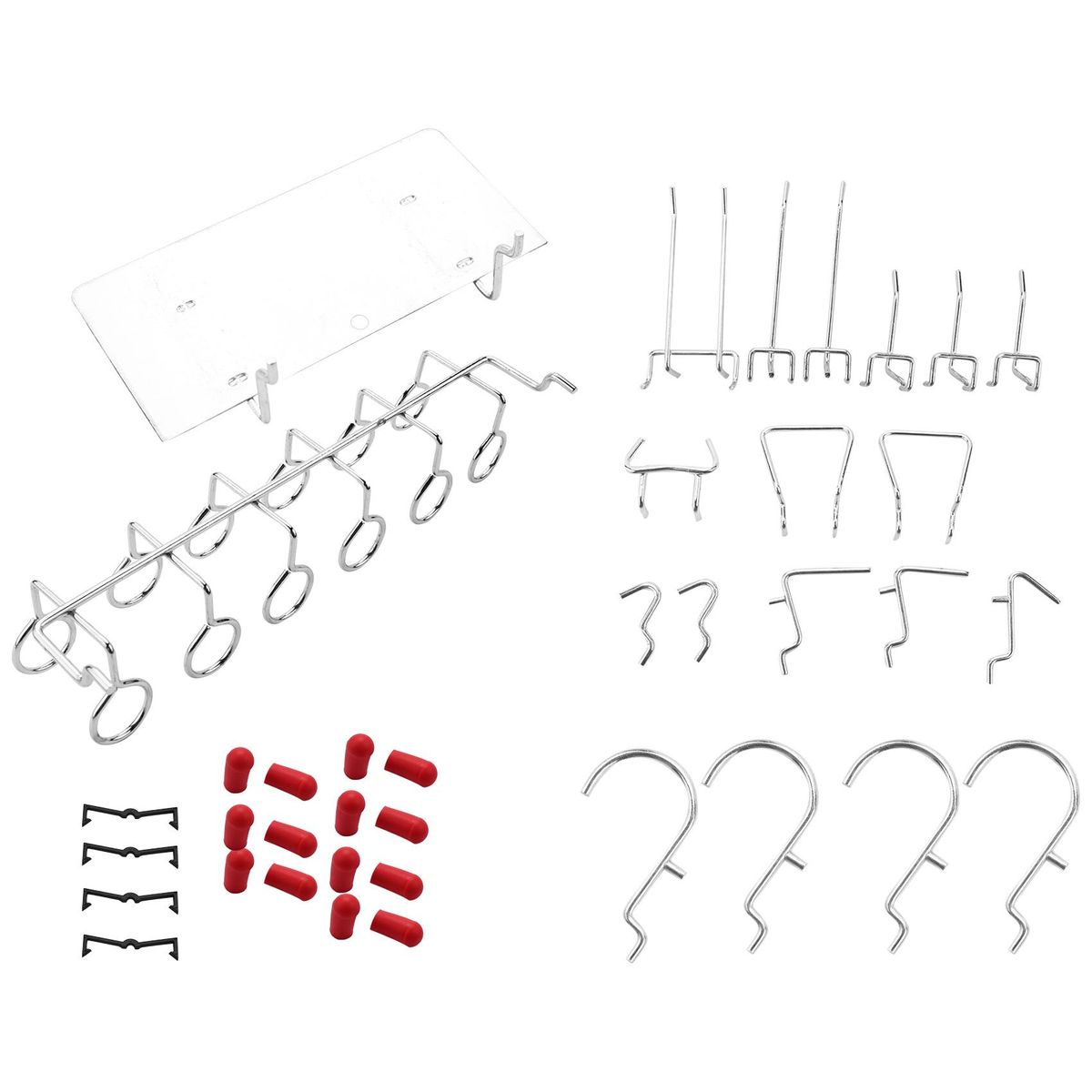 86 Piece Pegboard Hooks with Metal Hooks,Bins and Peg