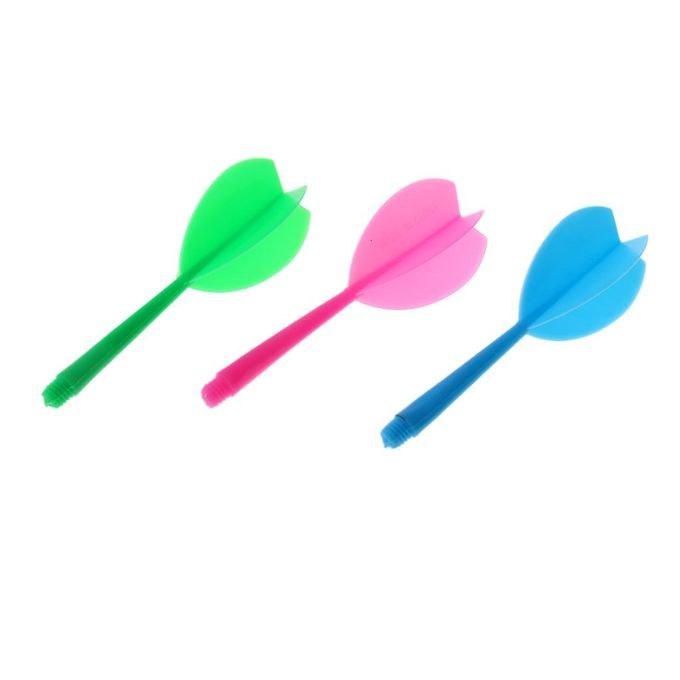 60Pcs/Pack Of Dart Arrows Set Flights Replacement Soft Tips Great
