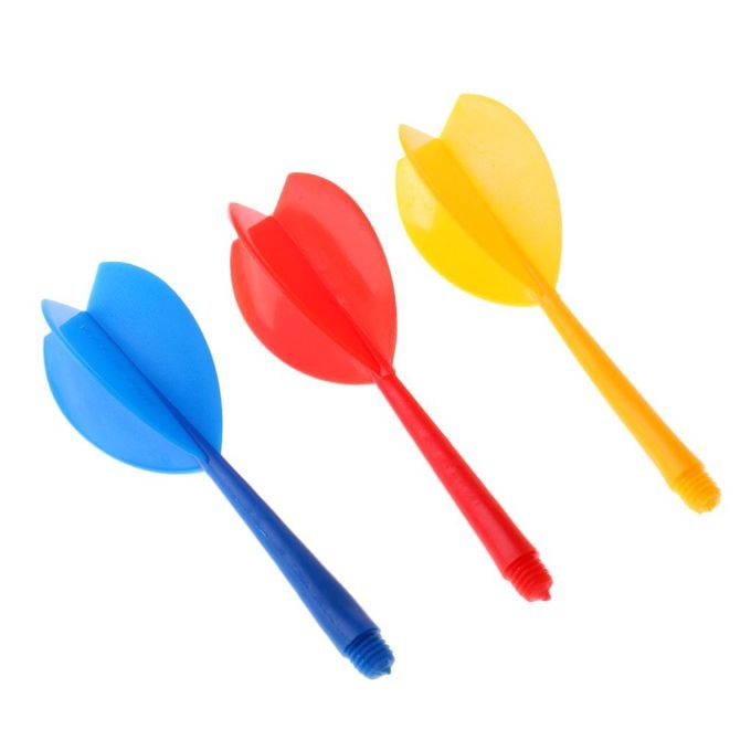 60Pcs/Pack Of Dart Arrows Set Flights Replacement Soft Tips Great