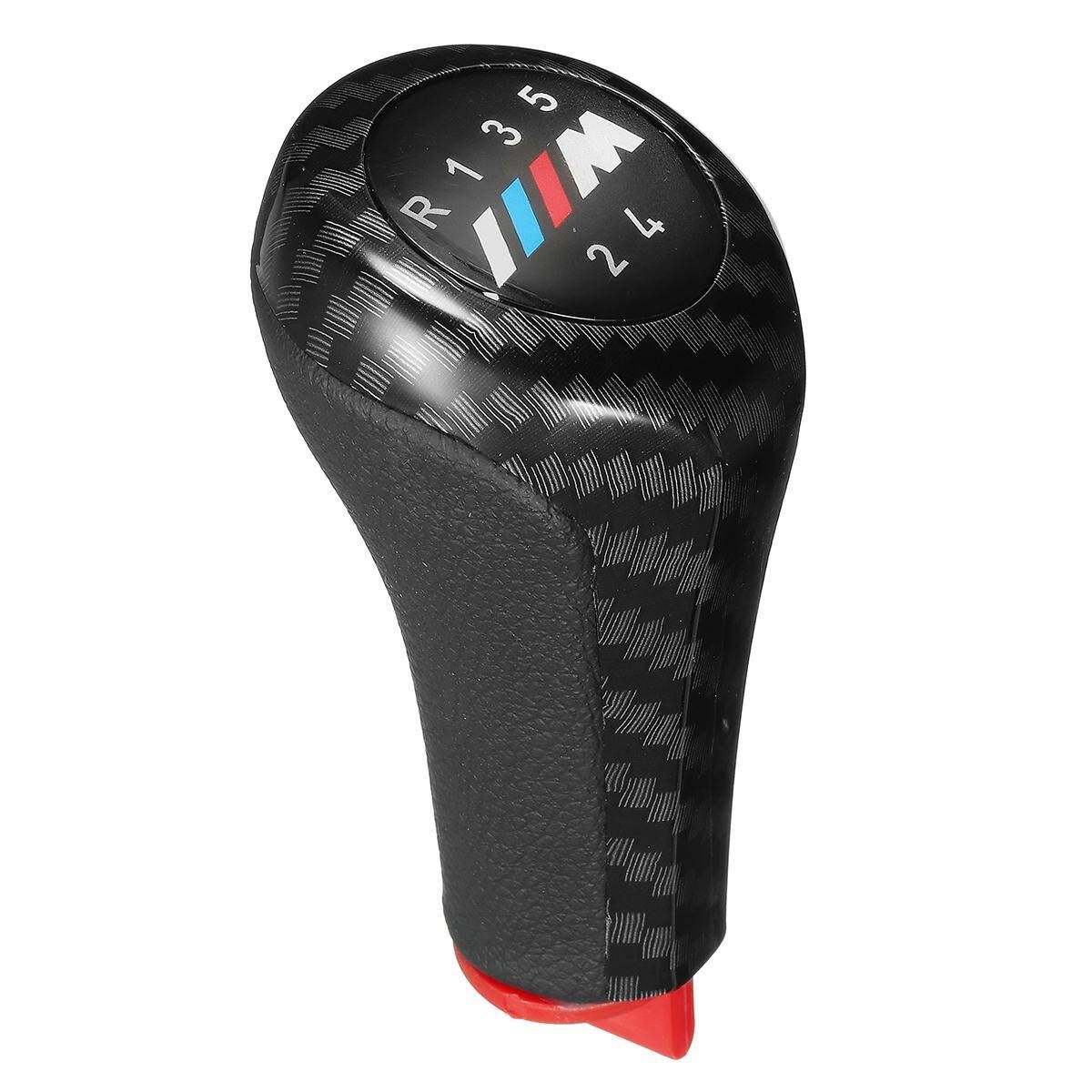 New Carbon 5 Speed Gear Shift Knob Handle For BMW 3 5 7 M E36 E46 E34 E38 E61